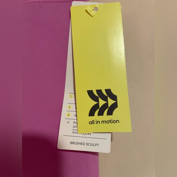 Magenta Brushed Sculpt Leggings Size S All In Motion - Picture 4 of 6